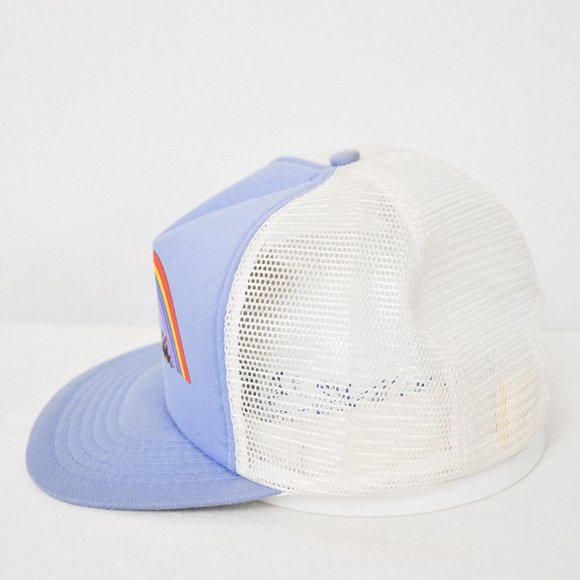 Vintage Hawaii Rainbow Snapback Trucker Hat - Picture 2 of 5